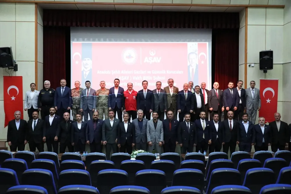 Bitlis'te 'Anadolu Şehit Aileleri Vakfı' şubesi açıldı - Son Dakika