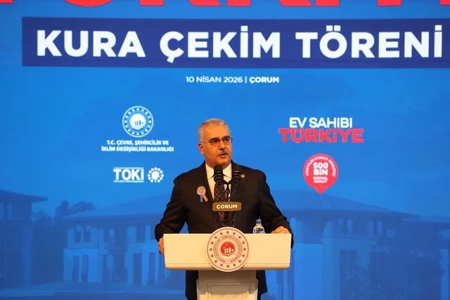 Çorum'da "Yüzyılın Konut Projesi"nin kura çekimi yapıldı