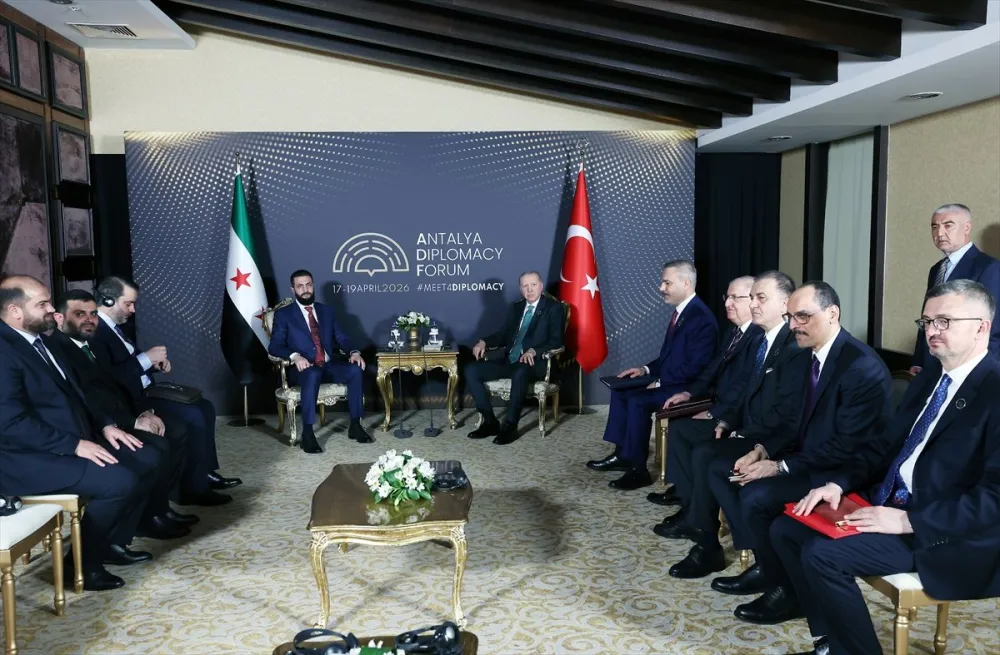 Cumhurbaşkanı Erdoğan, Suriye Cumhurbaşkanı Şara ile görüştü