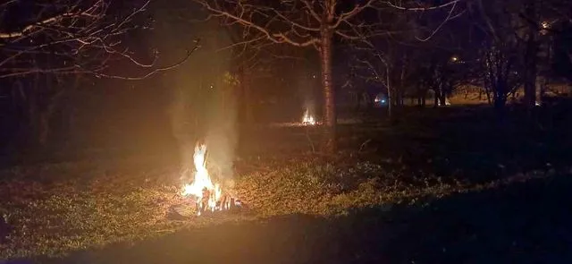 Erzincan'da Meyve Ağaçlarını Korumak İçin Gece Boyu Nöbet