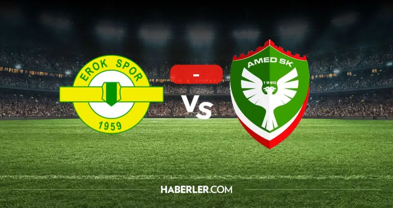 Erokspor Amedspor kaç kaç? MAÇ SONUCU! Erokspor Amedspor golleri kim attı, canlı maç anlatımı!