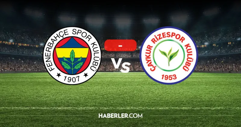 Fenerbahçe Rizespor kaç kaç? MAÇ SONUCU! Fenerbahçe Rizespor golleri kim attı, canlı maç anlatımı!