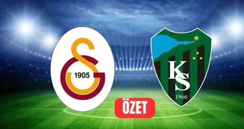 Galatasaray Kocaelispor MAÇ ÖZET İZLE! Galatasaray maçı kaç kaç bitti, golleri kim attı?