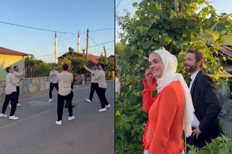 Gassal setinden gülümseten görüntüler! Ahmet Kural’ın keyifli anları