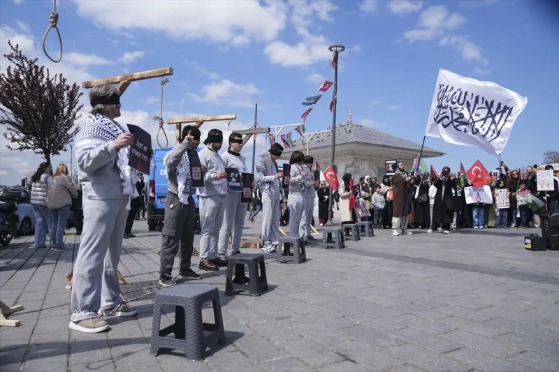 İsrail'in İdam Yasası Protesto Edildi