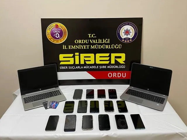 Ordu merkezli dolandırıcılık operasyonunda 8 şüpheli tutuklandı