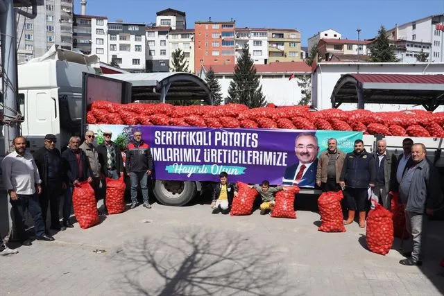 Ordu'da üreticilere 45 ton tohumluk patates dağıtıldı