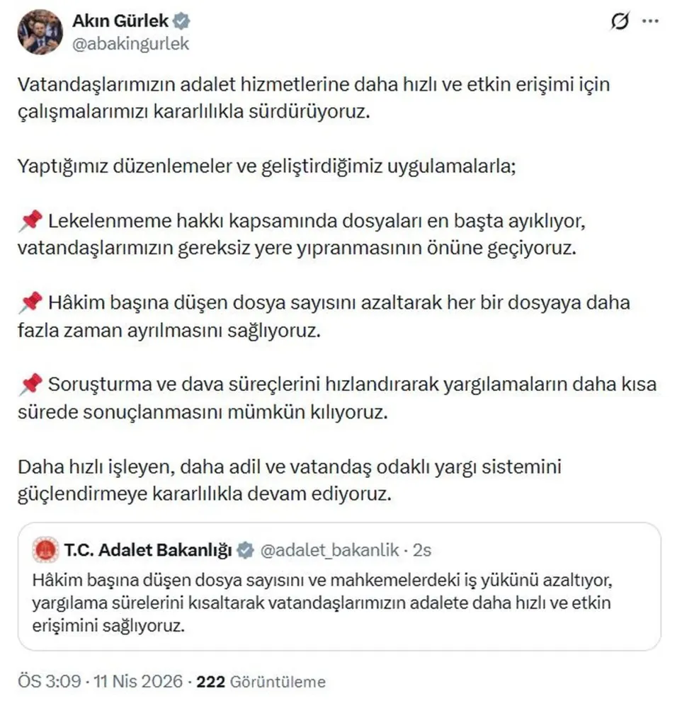 Yargı Süreçlerini Hızlandırma Çabaları Sürüyor