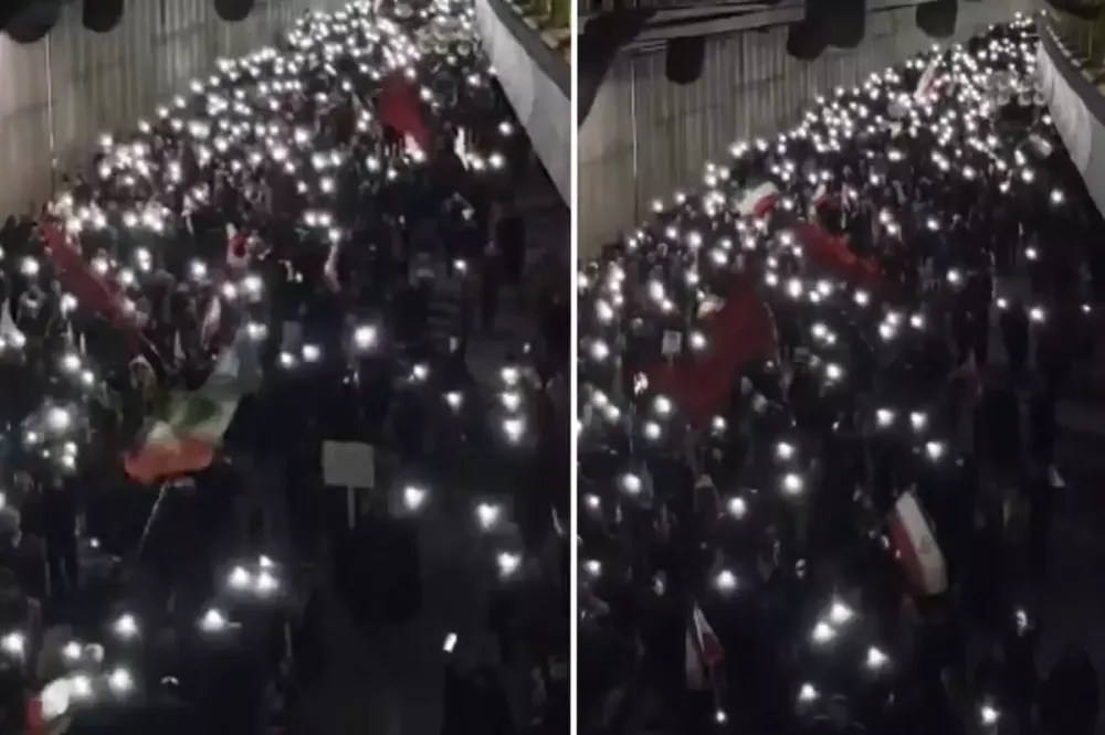 Binlerce İranlı ABD ve İsrail