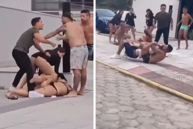 Brezilya'nın Lüks Plajlarında Şiddetin Gösterisi