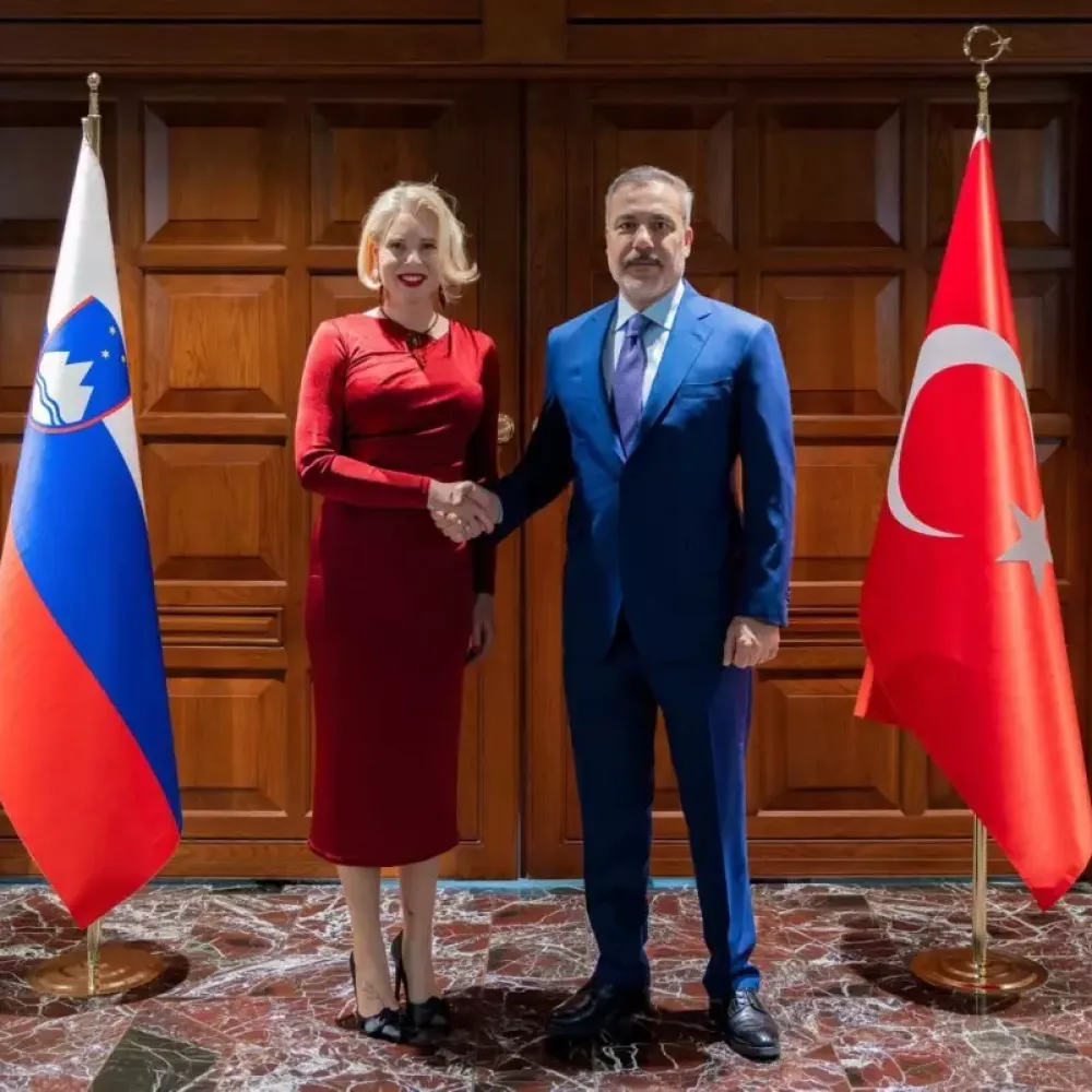 Dışişleri Bakanı Hakan Fidan Slovenya Meclis Başkanı ile İttifak Görüşmesi Gerçekleştirdi