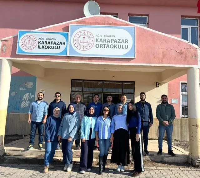 Diyadin'de maviyle yükselen farkındalık