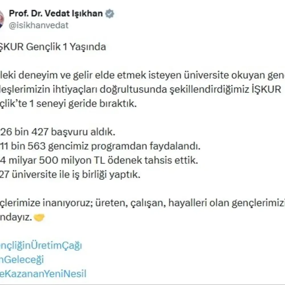 İŞKUR Gençlik Programı