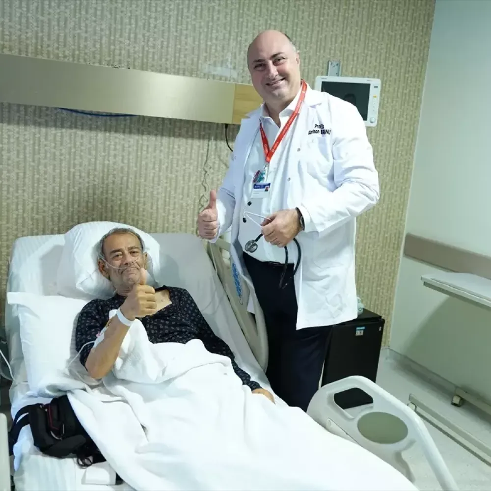 Medipol'de gerçekleştirilen yapay kalp operasyonuyla hasta sağlığına kavuştu