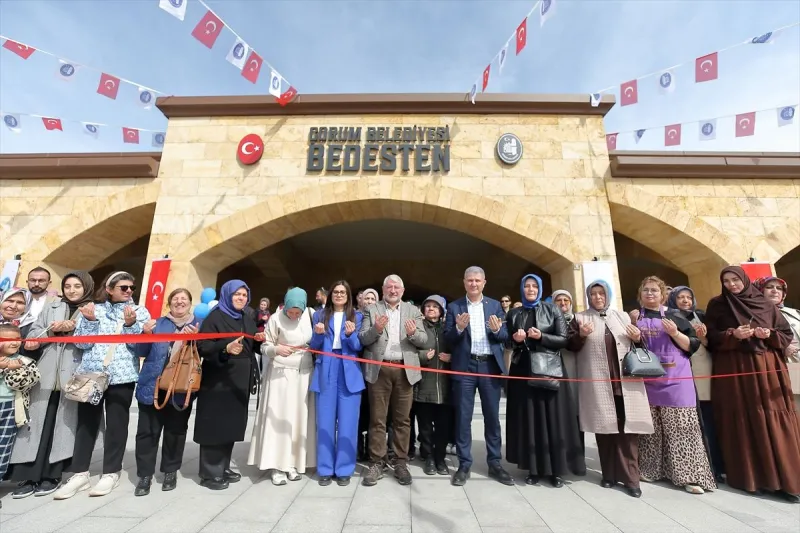Çorum'da Kadın Emeği Satış Stantları açıldı