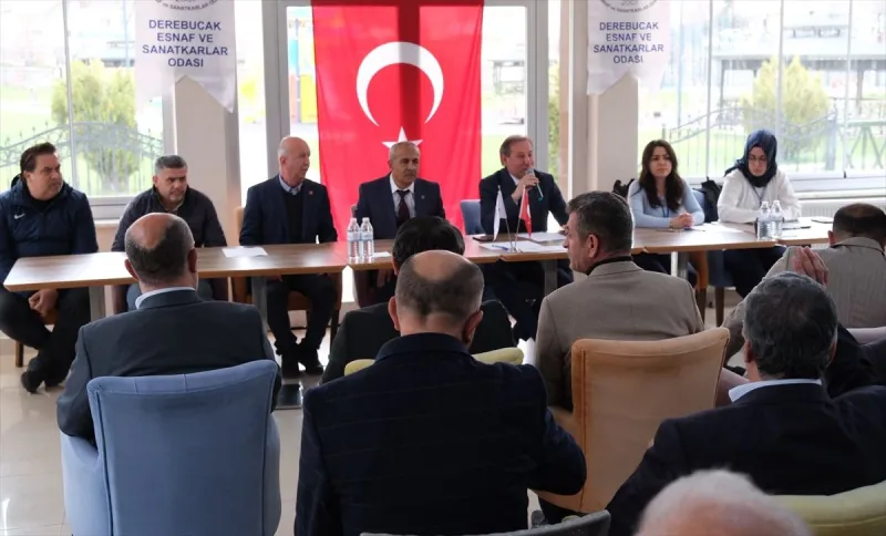 Derebucak'ta Esnaf ve Sanatkarlar Odası Başkanlığına Kenan Almaz seçildi