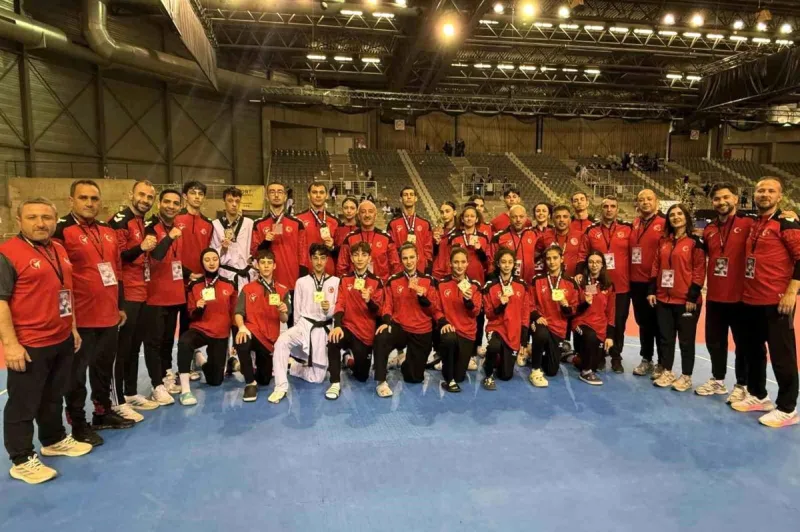 Milli taekwondoculardan Belçika