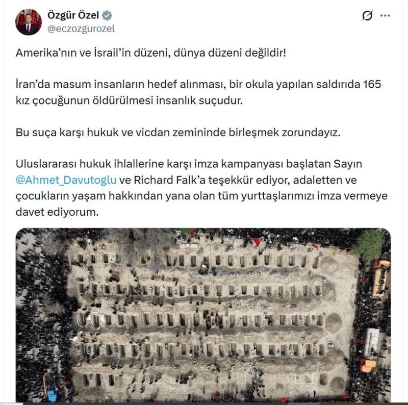 Özgür Özel: Amerika