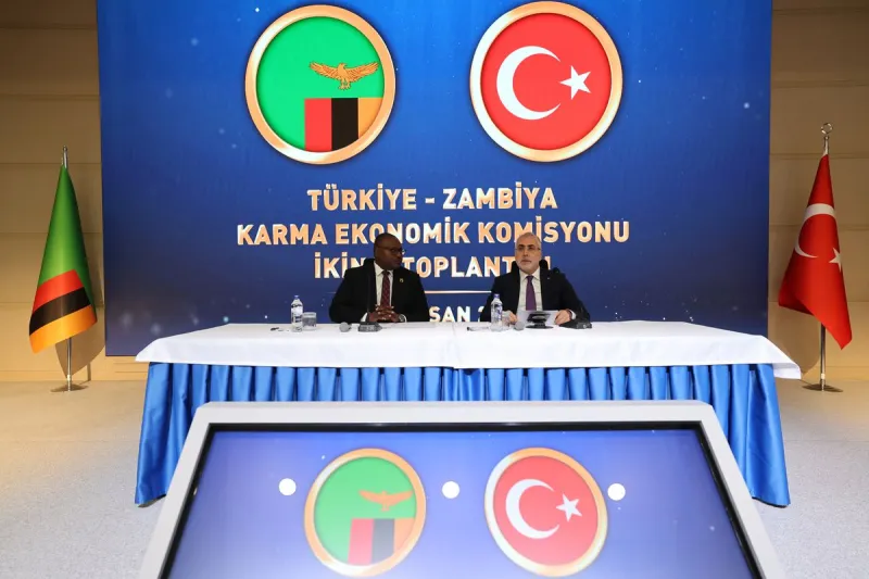 Türkiye ile Zambiya arasında Karma Ekonomik Komisyonu Toplantısı gerçekleştirildi