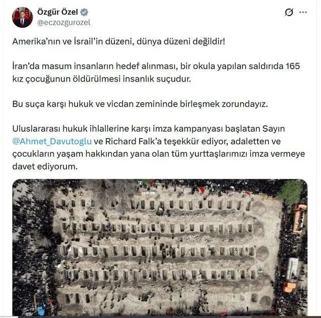 Özgür Özel: Amerika