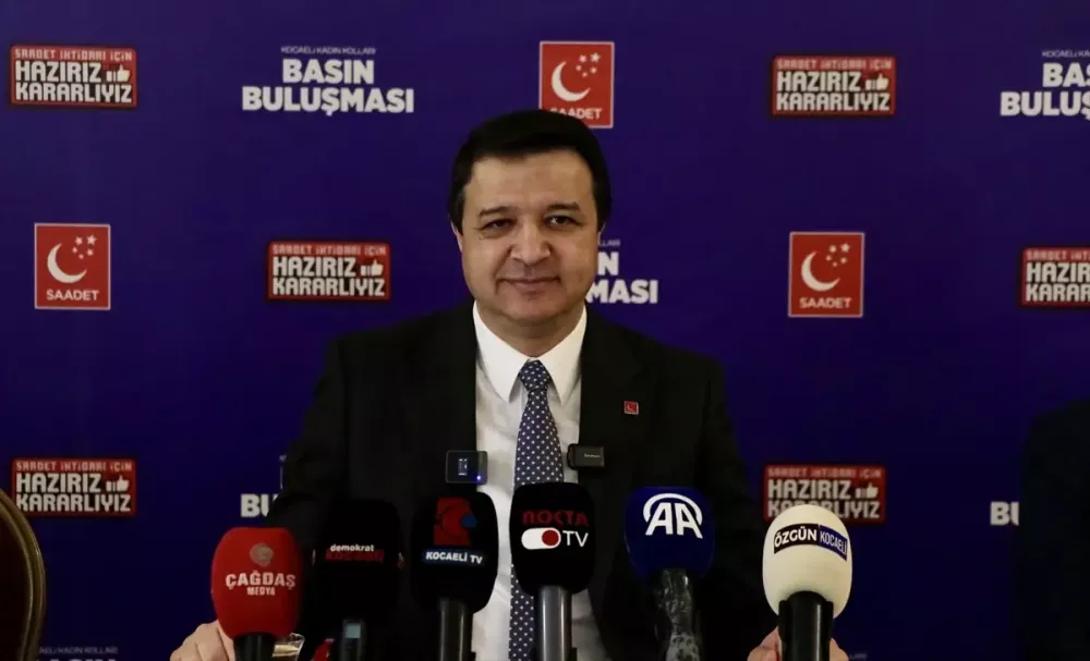 Saadet Partisi Genel Başkanı Mahmut Arıkan'dan Kocaeli'de Medya Toplantısı