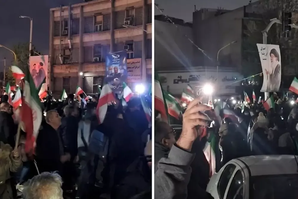 Tahran gece yarısı karanlığa gömüldü: Halk sokaklarda