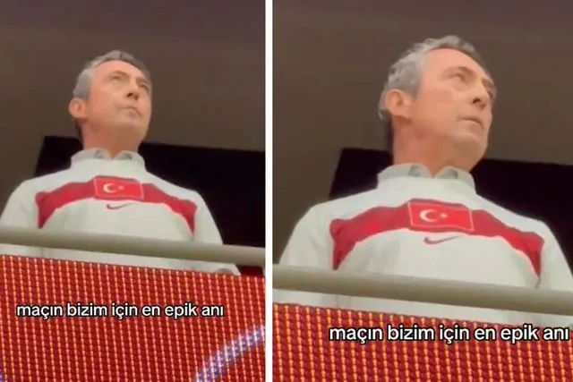 Tribünde Yaşanan İlginç Anlar: Ali Koç'a Öpücük