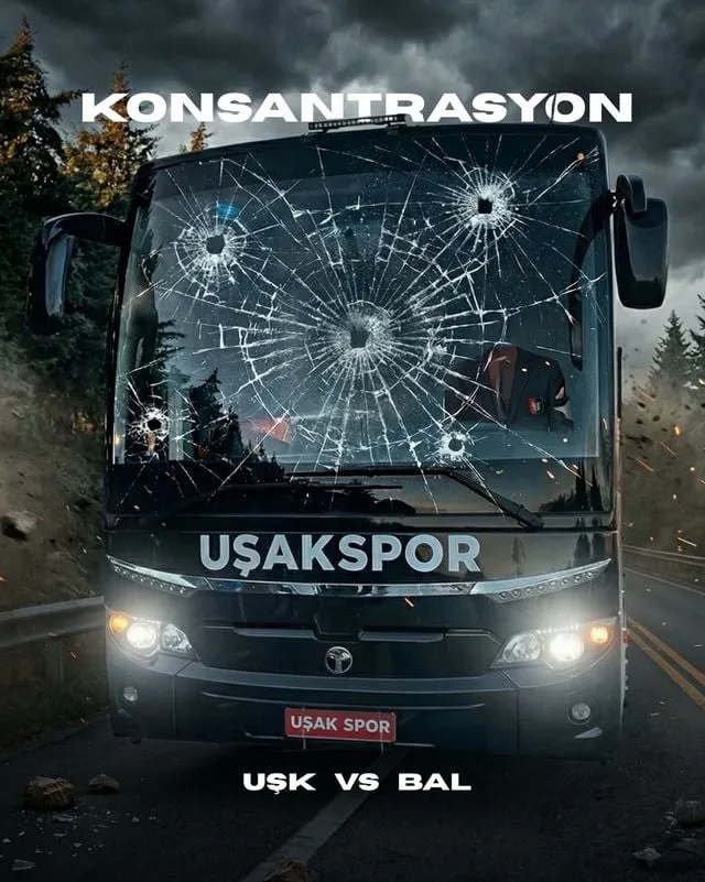 Uşakspor'dan Balıkesirspor maçı öncesi olay paylaşım